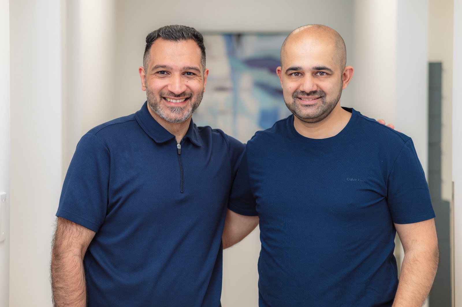 Kareem Ataya and Tam, managers at iSmile Dental in Langley, BC